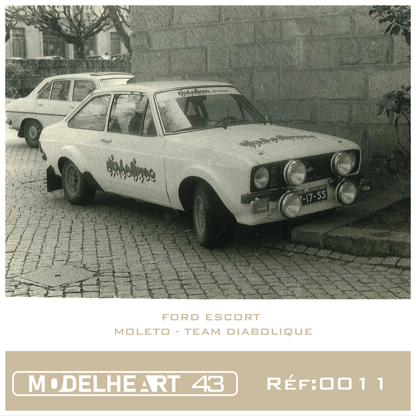 Decalque Ford Escort Mk2 - Diabolique Team