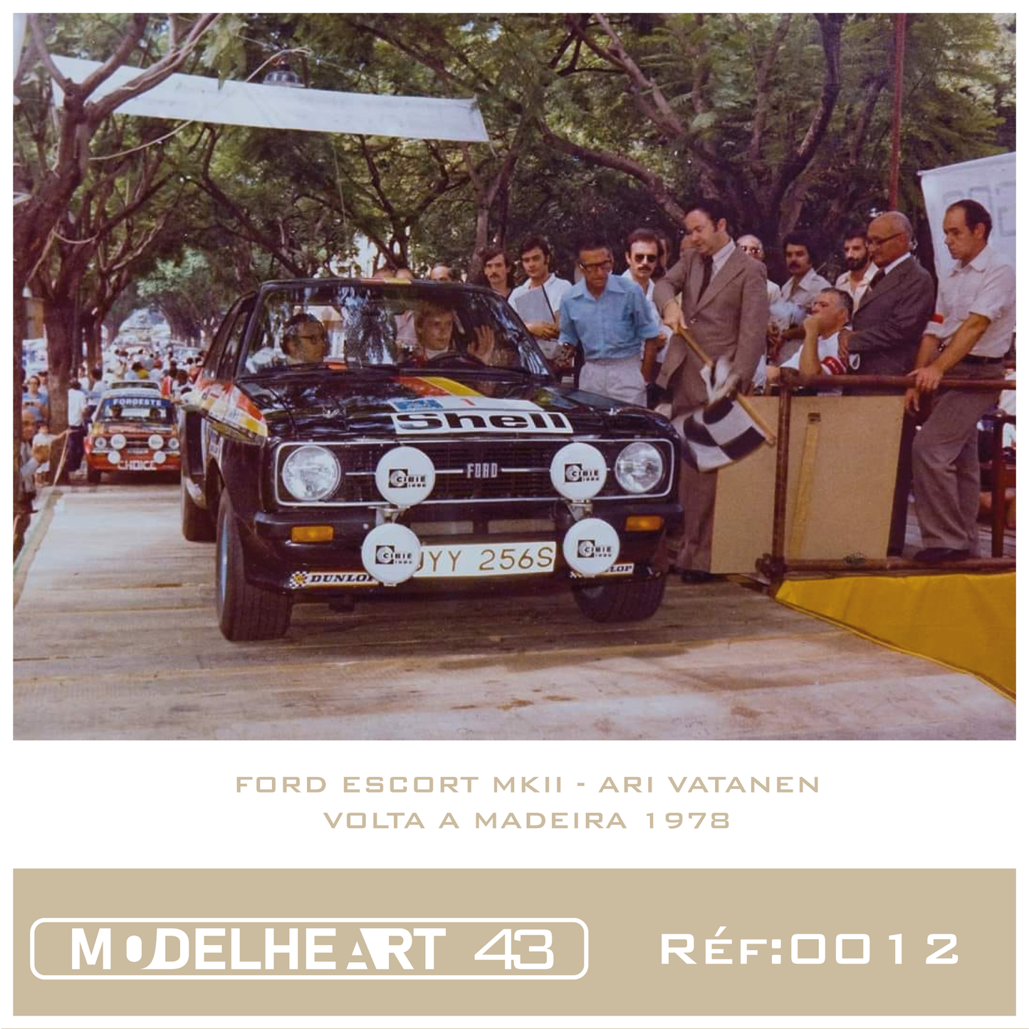 Decalque Ford Escort Mk2 - Ari Vatanen