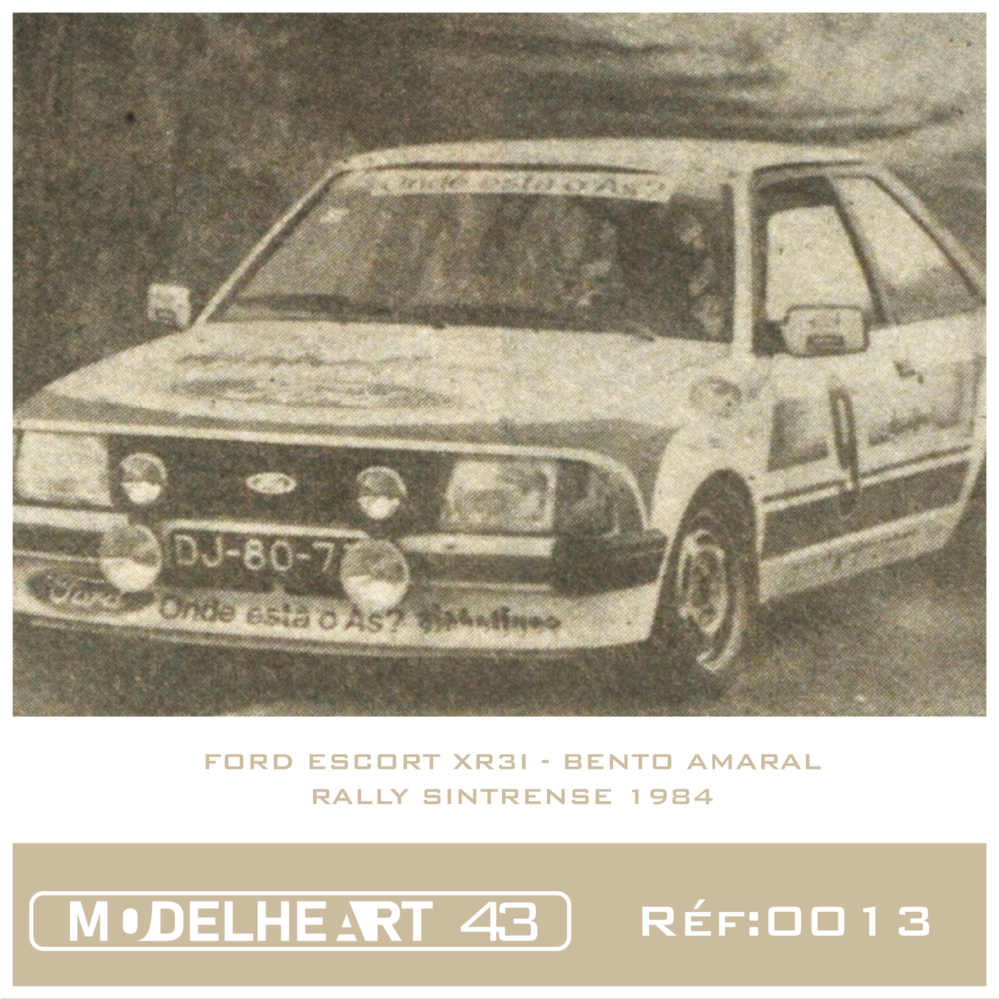 Decalque Ford Escort Xr3i - Bento Amaral