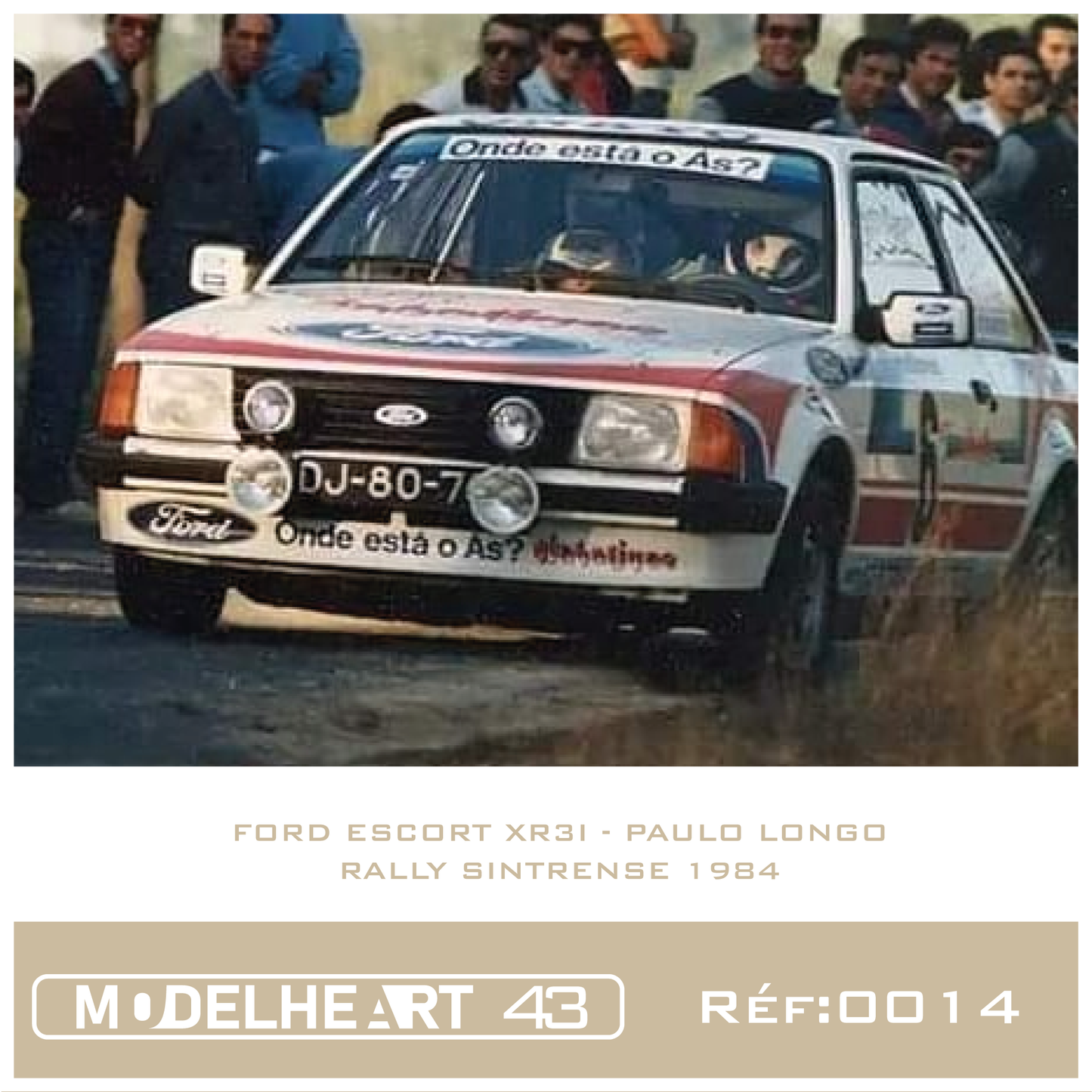 Decalque Ford Escort Xr3i - Paulo Longo