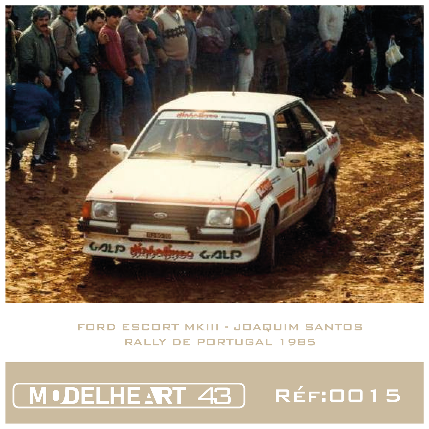 Decalque Ford Escort Mk3 Rs 1600i Diabolique- Joaquim Santos