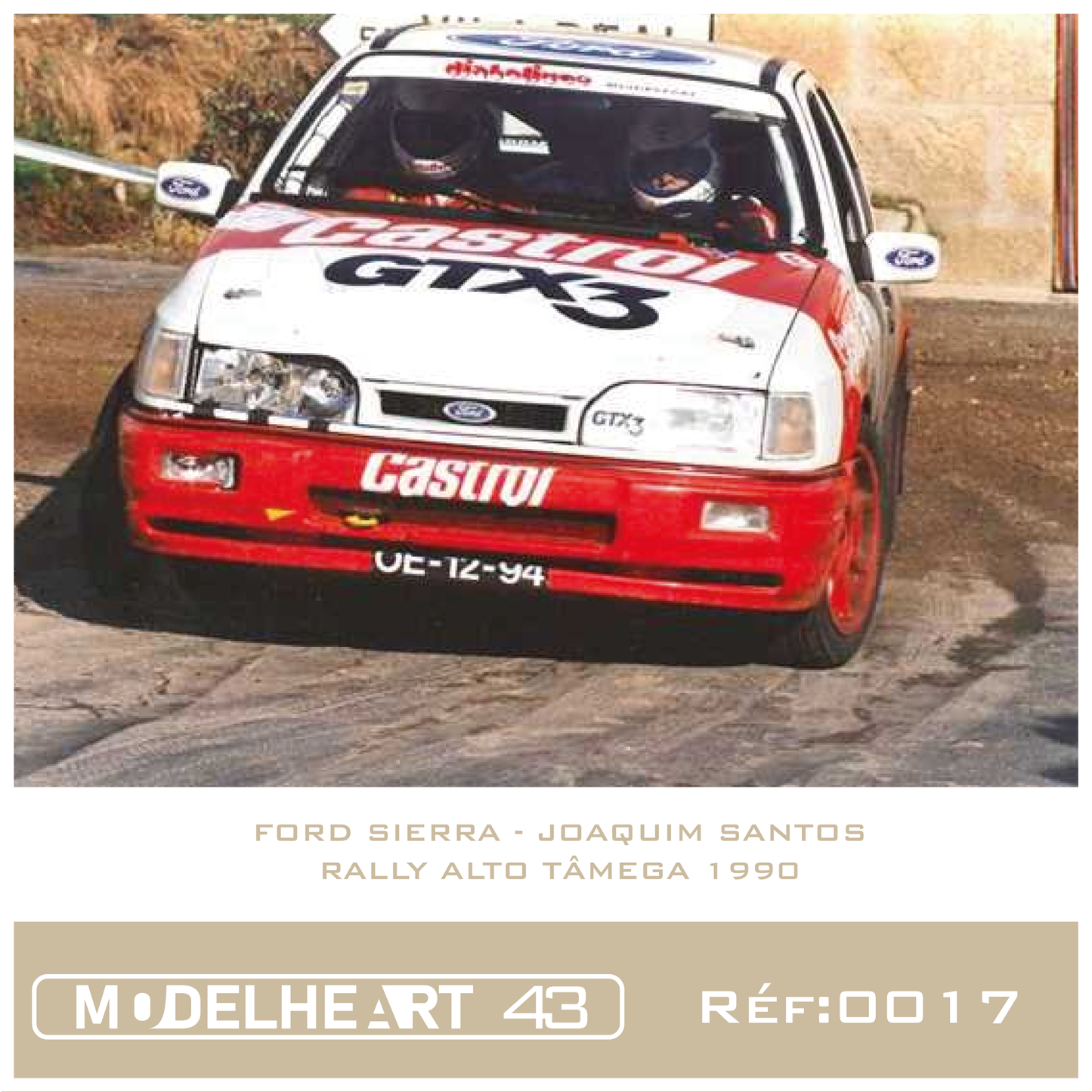 Decalque Ford Sierra Cosworth 4x4 Diabolique- Joaquim Santos