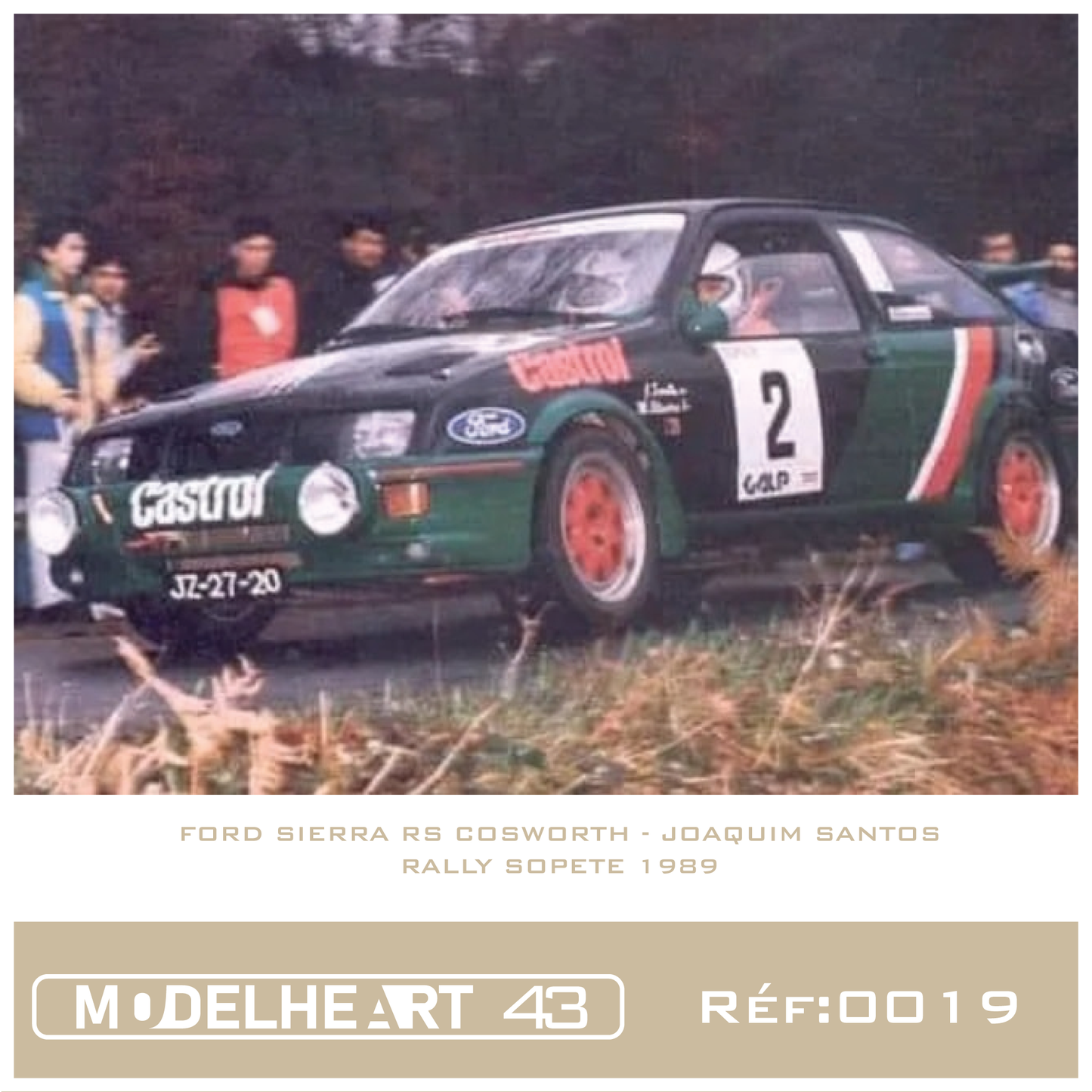 Decalque Ford Sierra Rs Cosworth Diabolique- Joaquim Santos