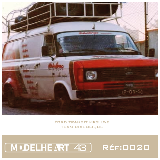 Decalque Ford Transit Mk2 Lwt - Diabolique Rally Team