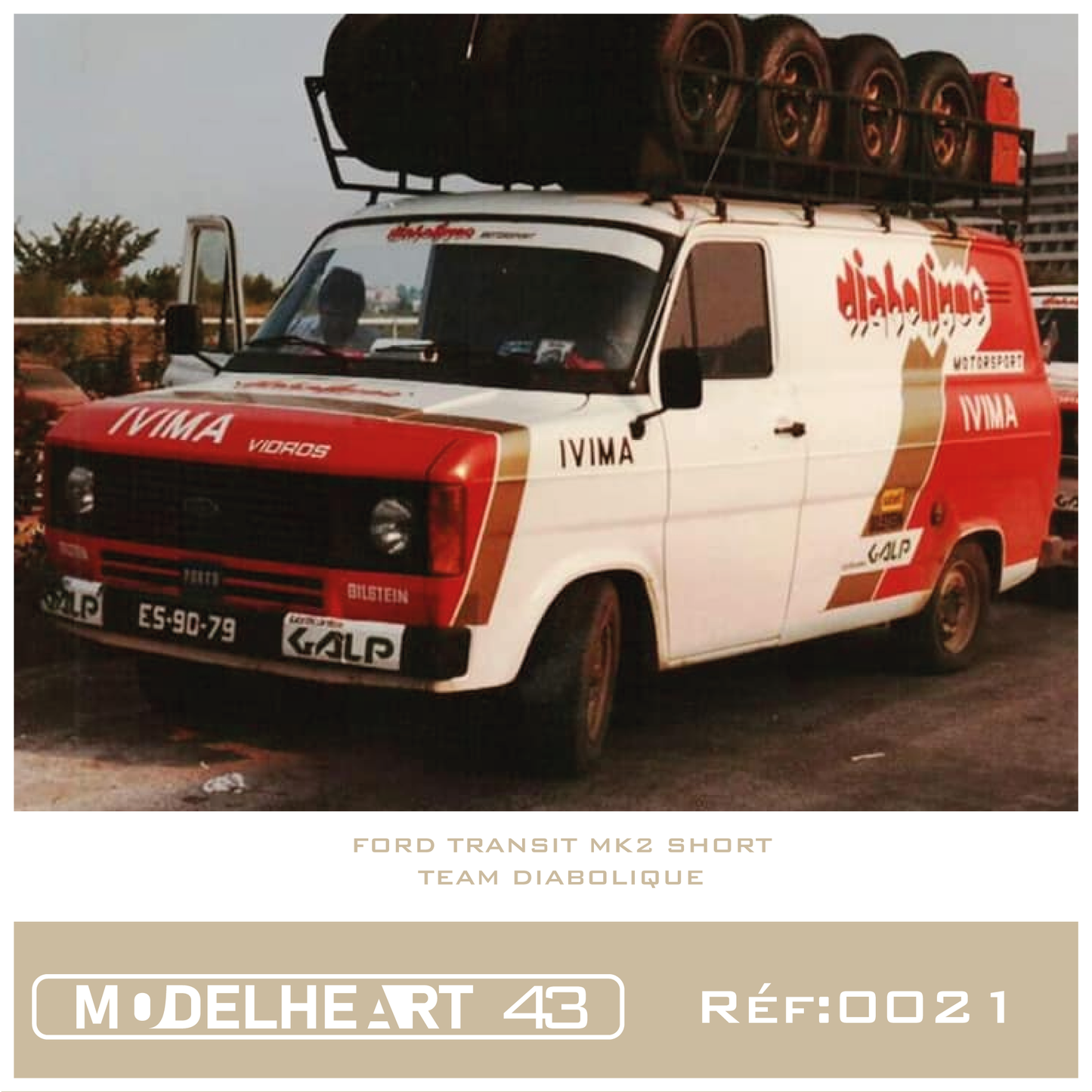 Decalque Ford Transit Mk2 Short Diabolique