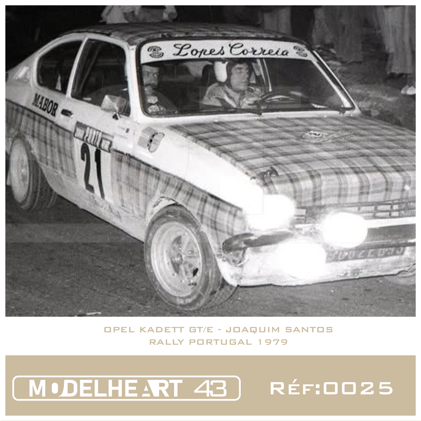 Decalque Opel Kadet Gt/e - J.SANTOS