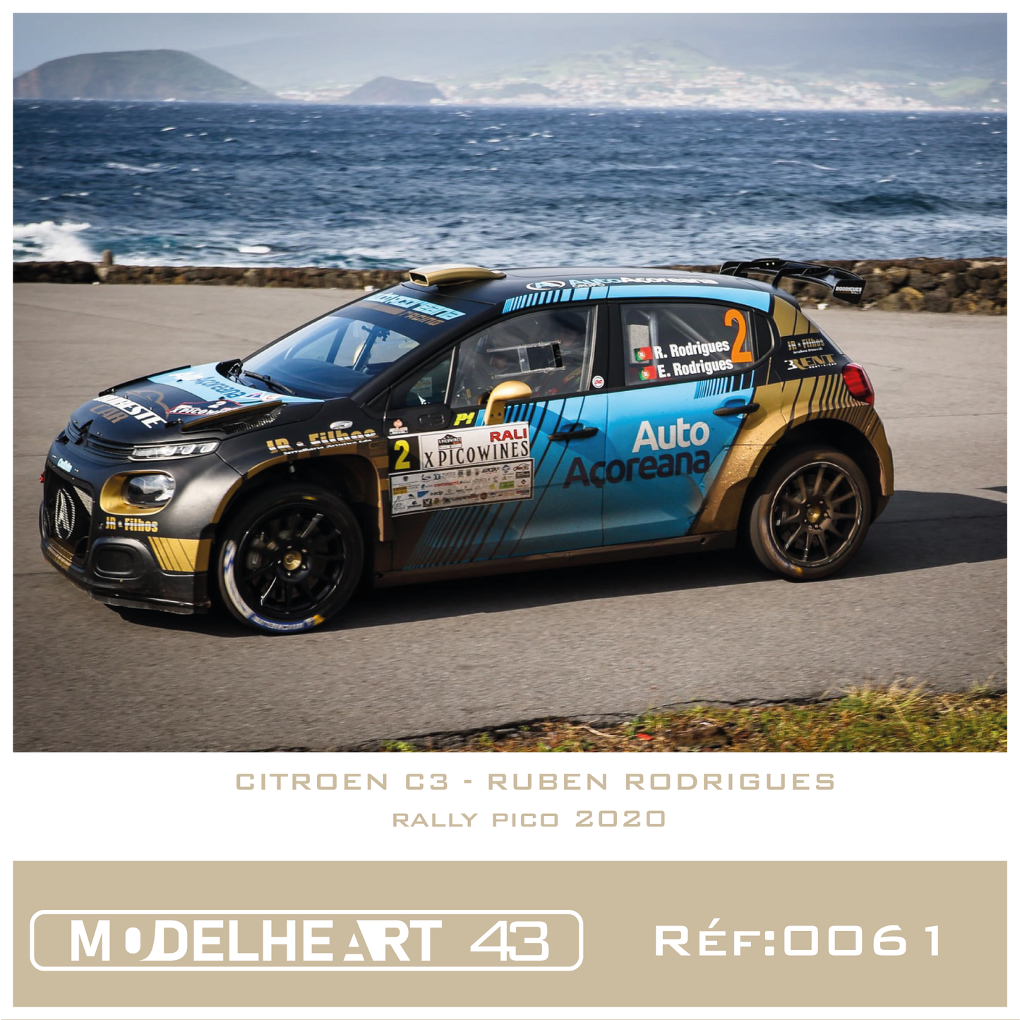 Decalque Citroen C3 - Ruben Rodrigues