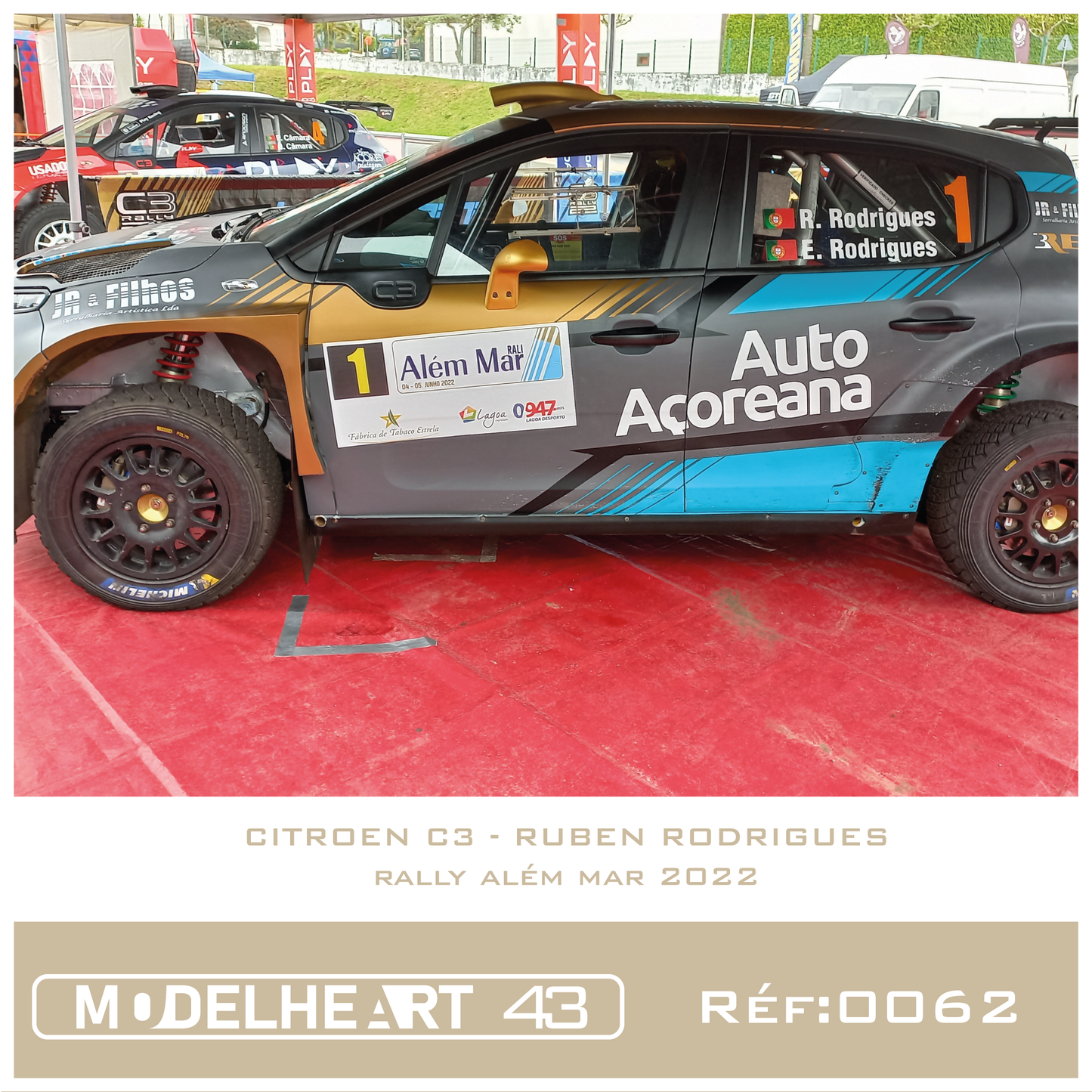 Decalque Citroen C3 - Ruben Rodrigues