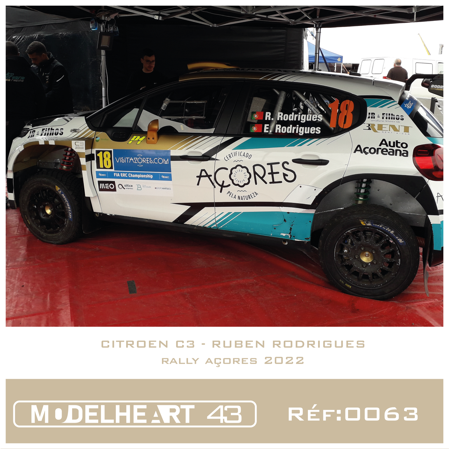 Decalque Citroen C3 - Ruben Rodrigues