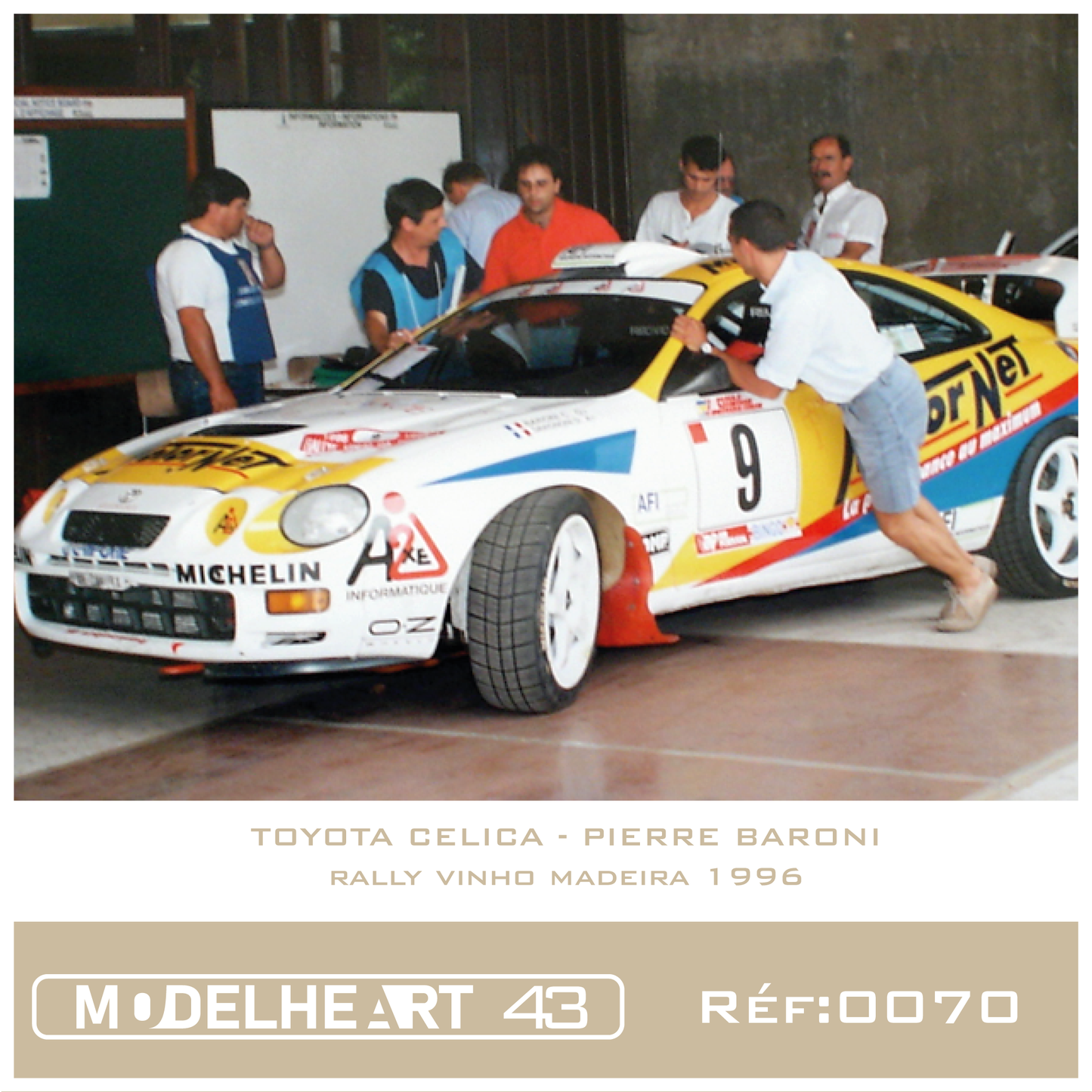 Decalque Toyota Celica - Pierre Baroni