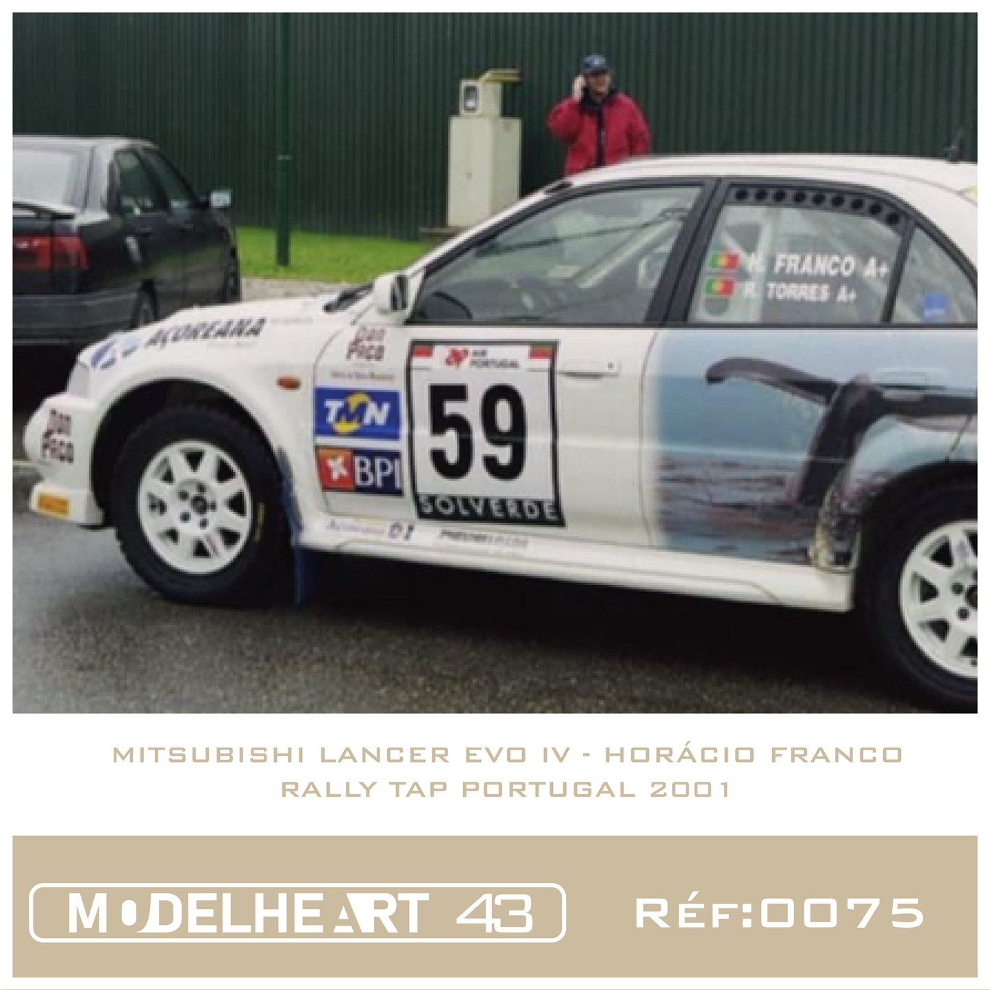 Decalque Mitsubishi Lancer Evo IV - Horácio Franco