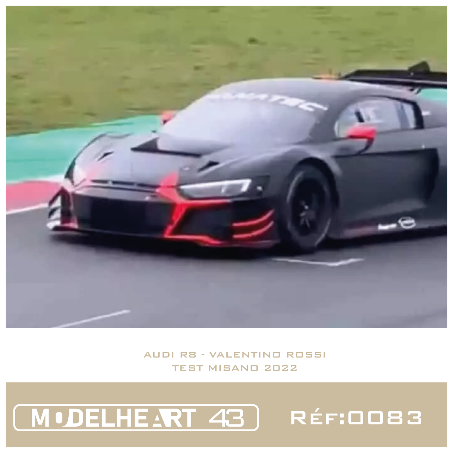 Decalque Audi R8  - Valentino Rossi