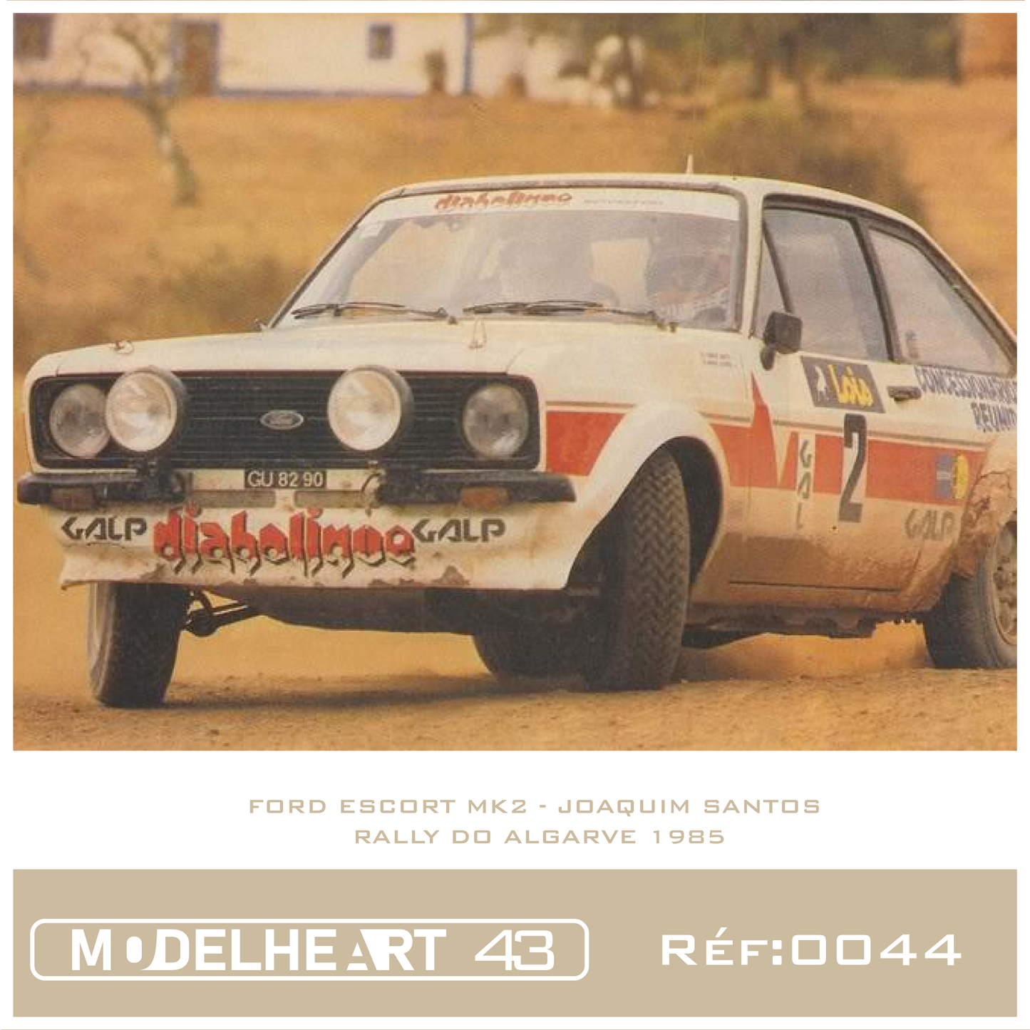 Decalque Ford Escort Mk2 Diabolique - Joaquim Santos