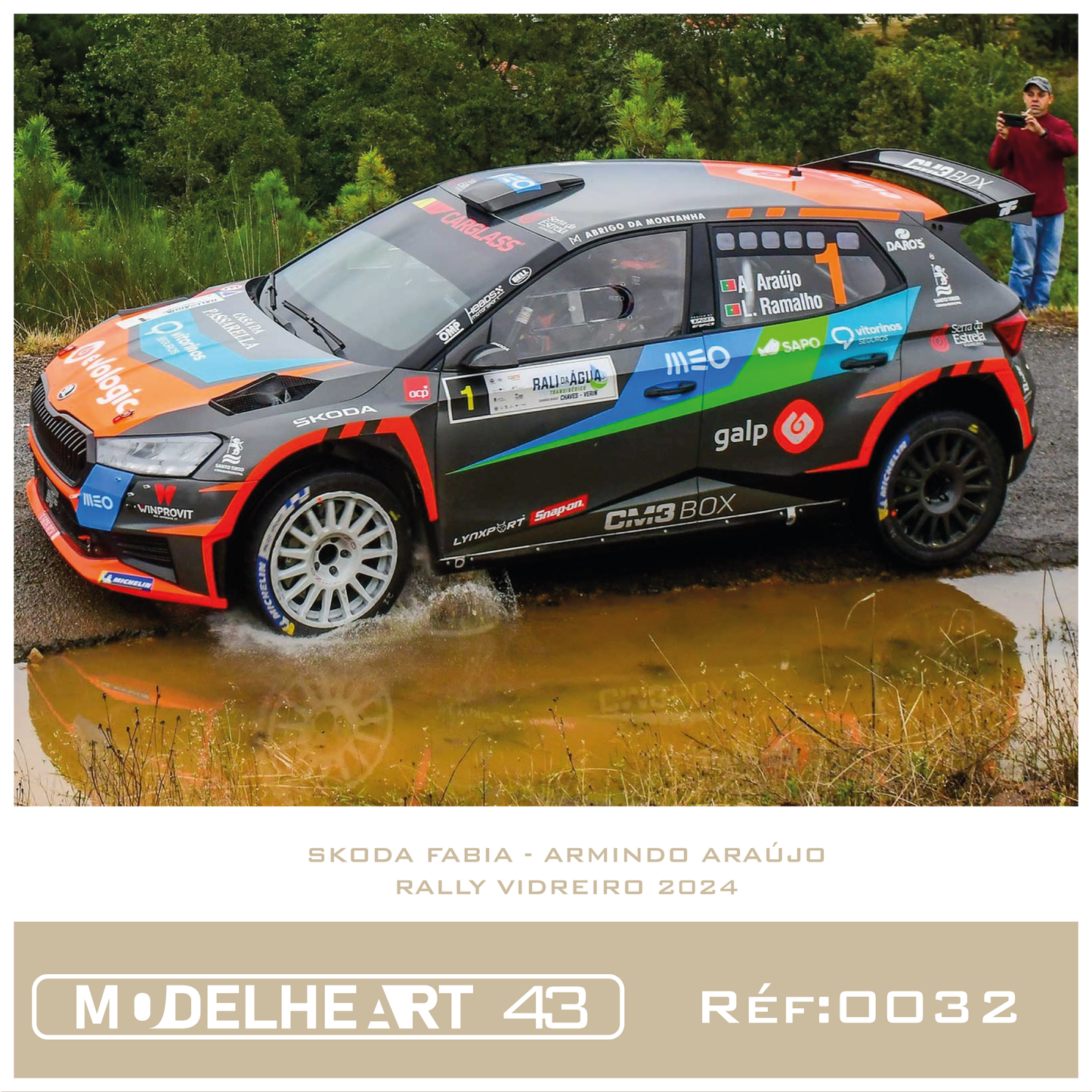 Decalque Skoda Fabia RS 2023 - Armindo Araújo