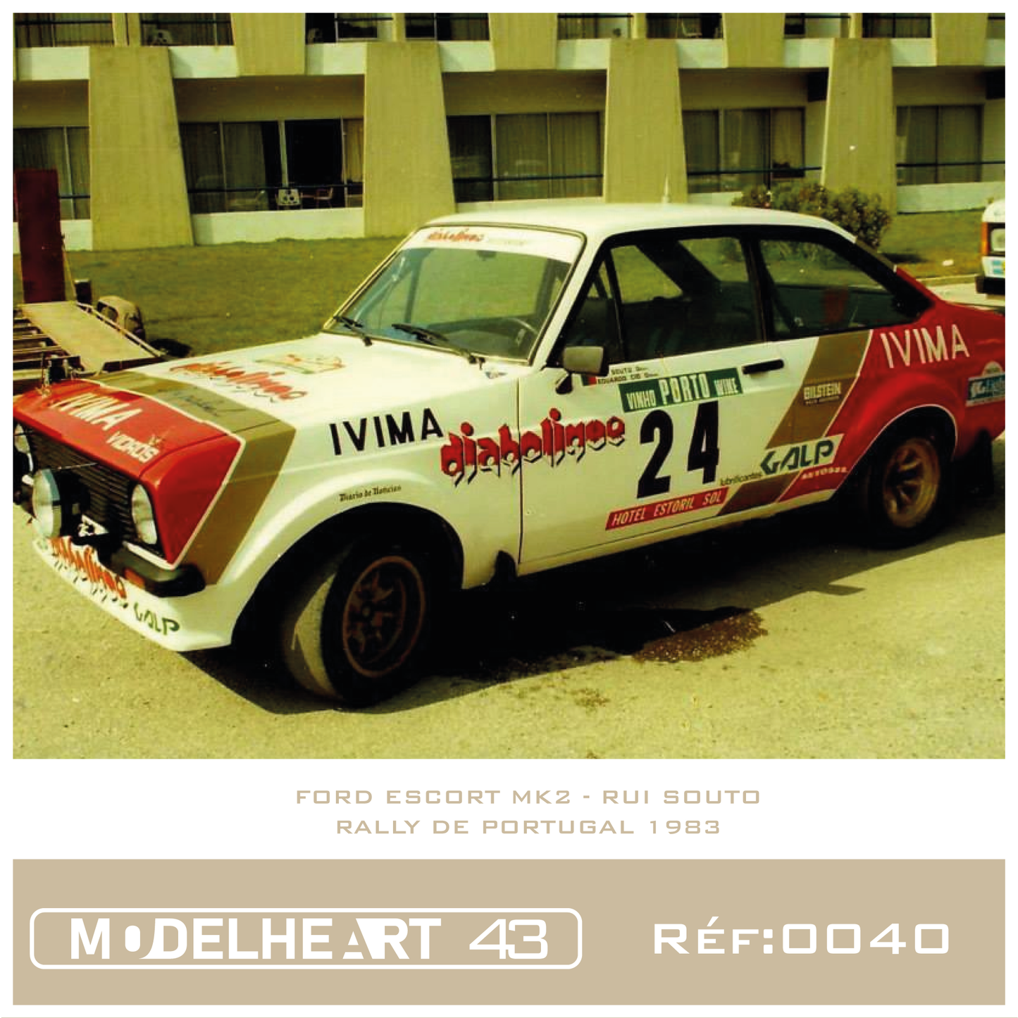 Decalque Ford Escort Mk2 Diabolique- Rui Souto