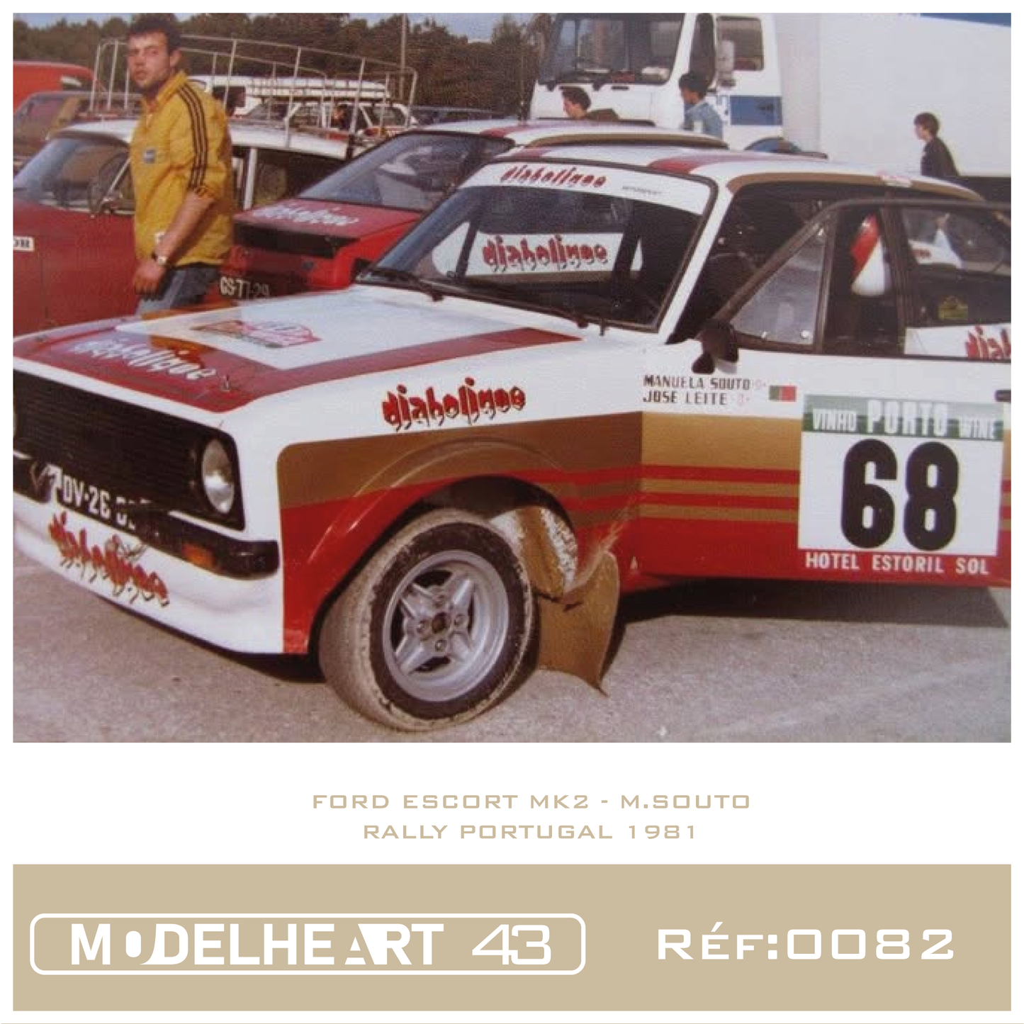 Decalque Ford Escort MKII  - M.Souto