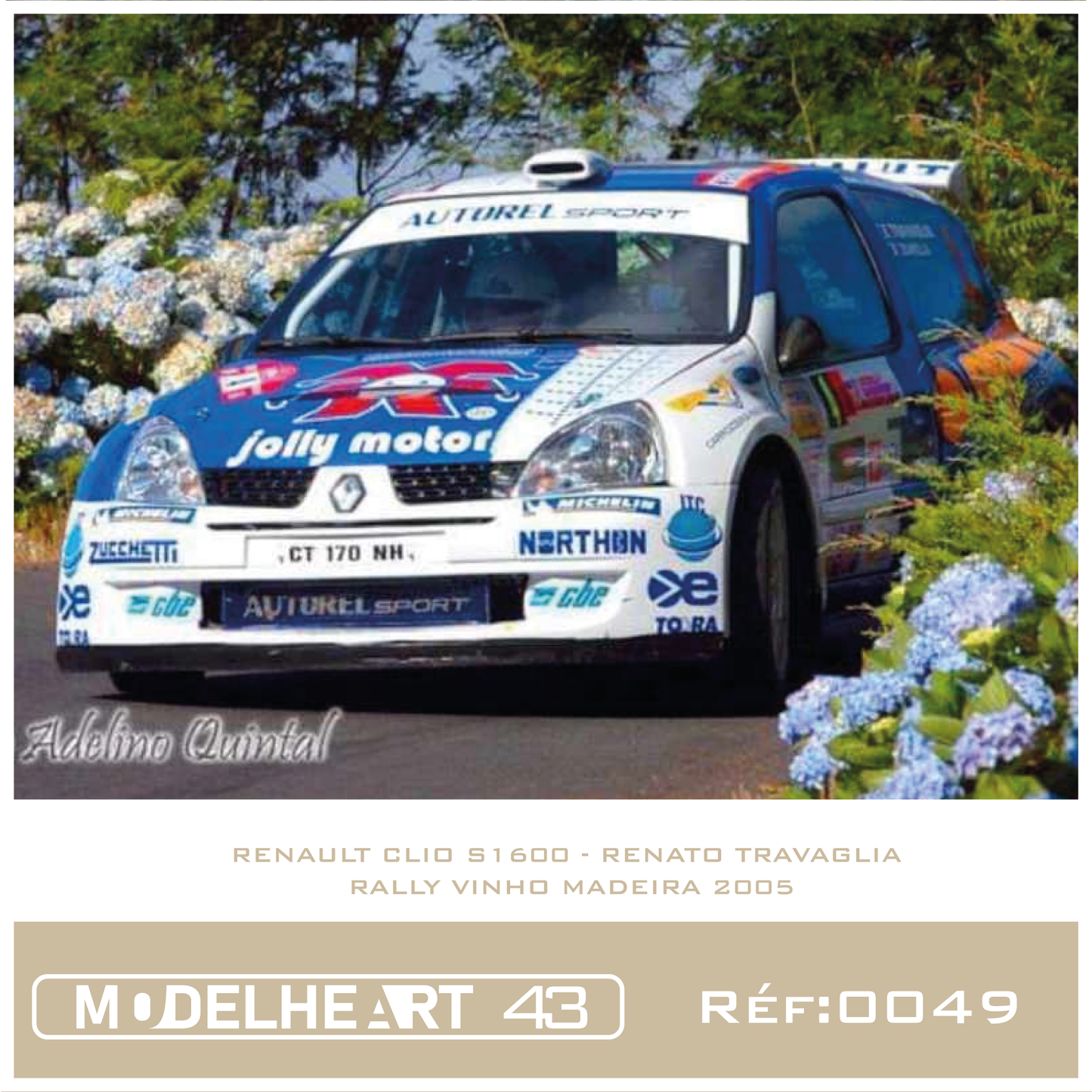Decalque Renault clio S1600 - R.Travaglia