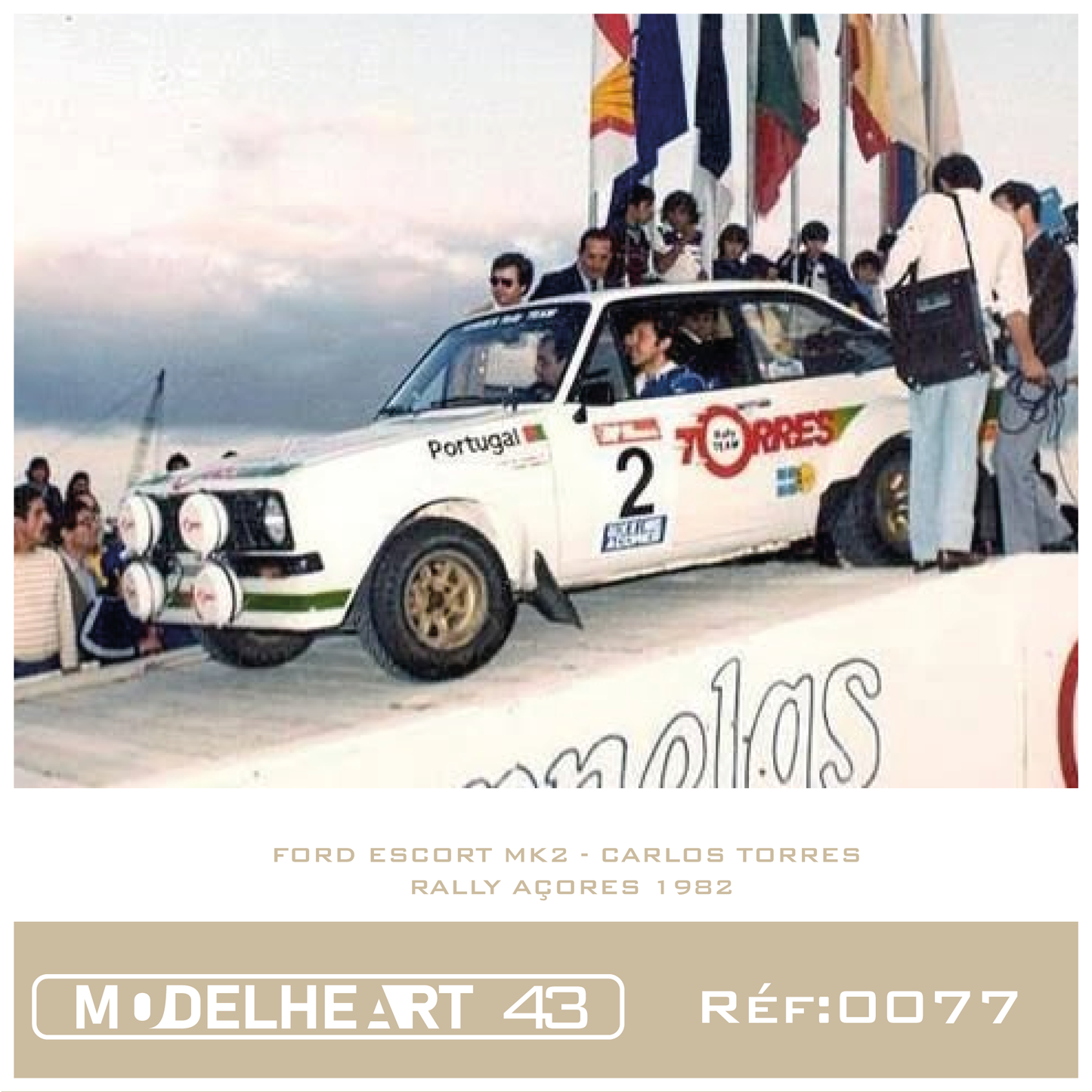 Decalque Ford Escort MKII - Carlos Torres