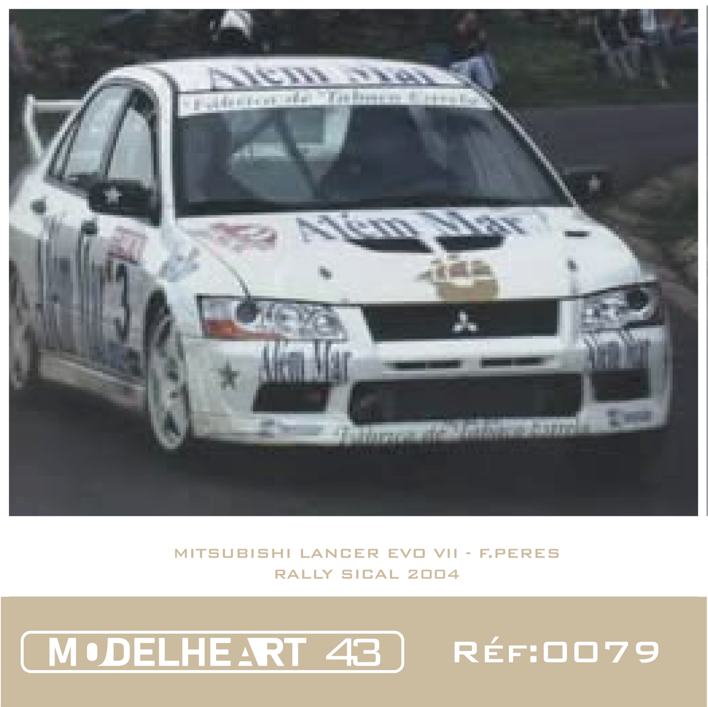 Decalque Mitsubishi Lancer Evo VIII - Fernando Peres