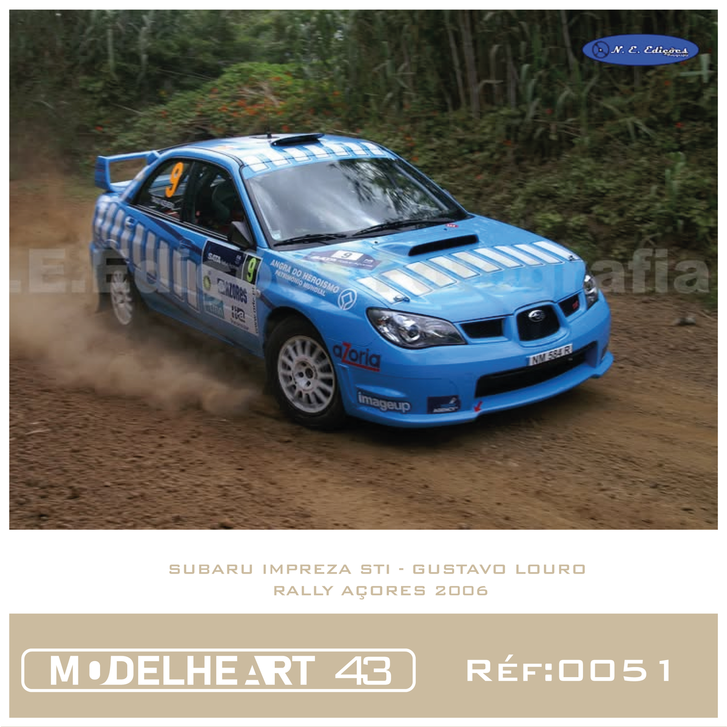 Decalque Subaru Impreza Sti - G.Louro