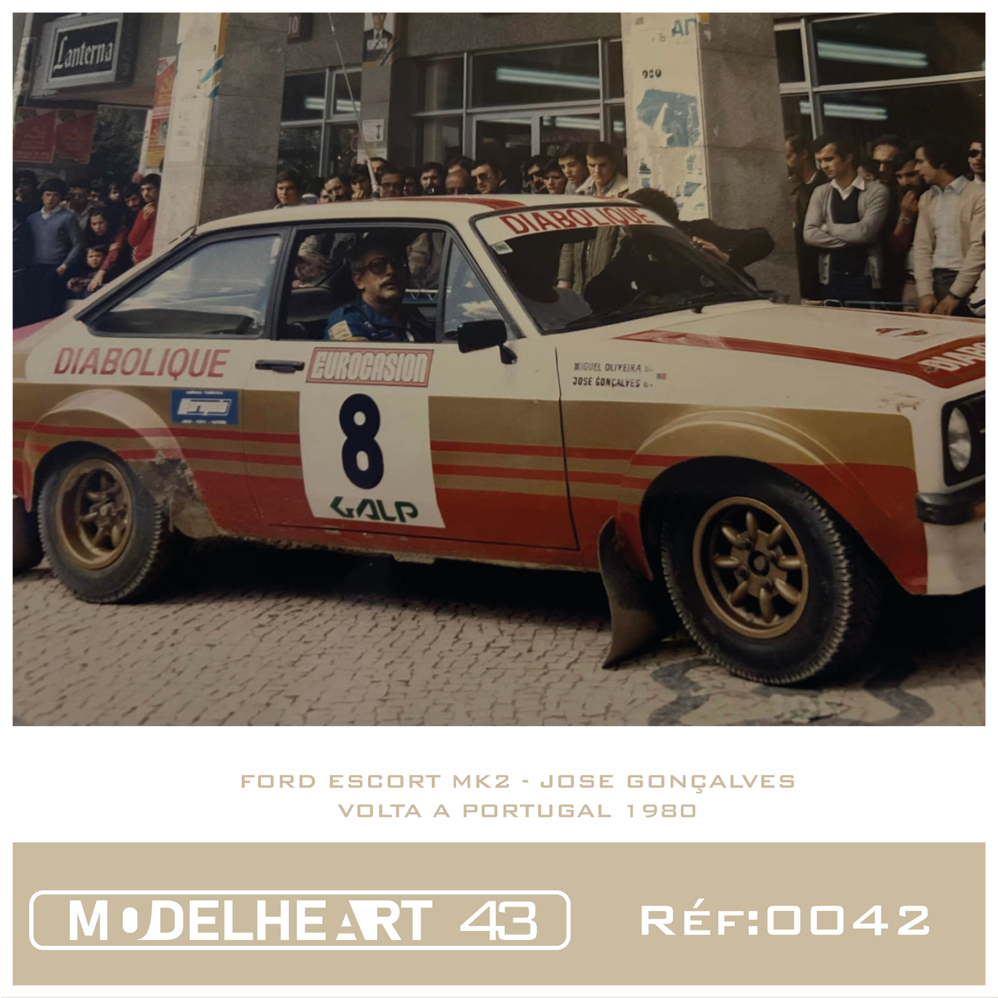 Decalque Ford Escort Mk2 Diabolique - José Gonçalves