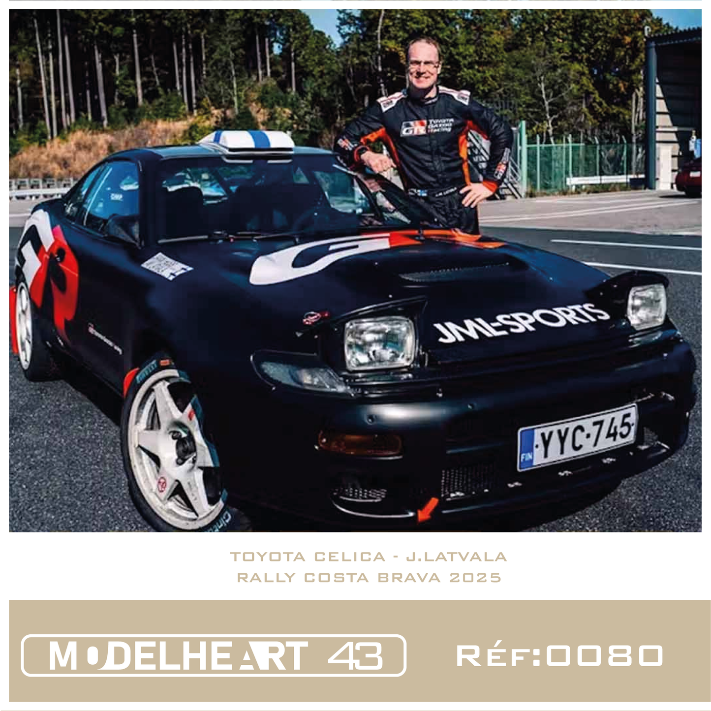 Decalque Toyota Celica - J.Latvala