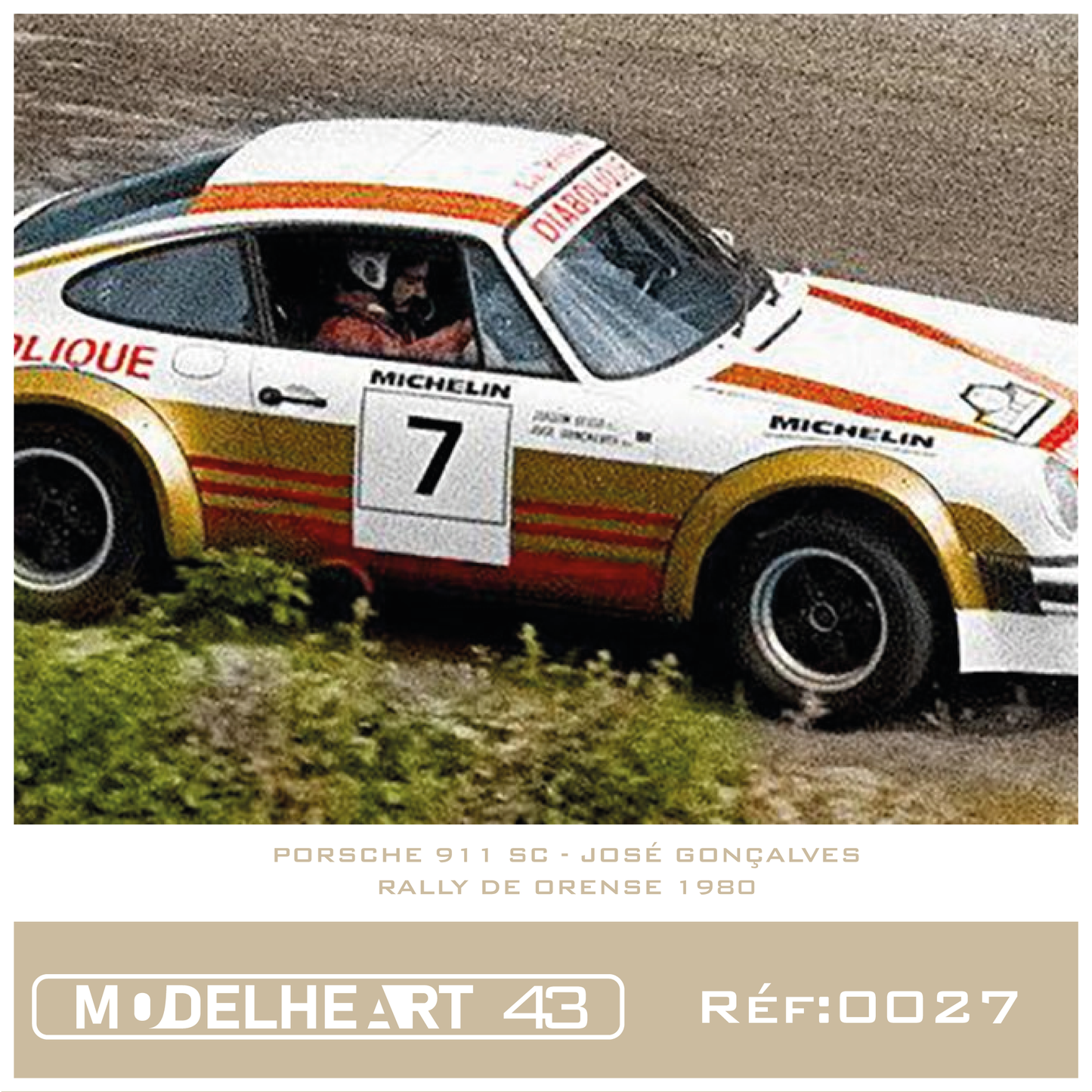 Decalque Porsche 911 Diabolique- José Gonçalves