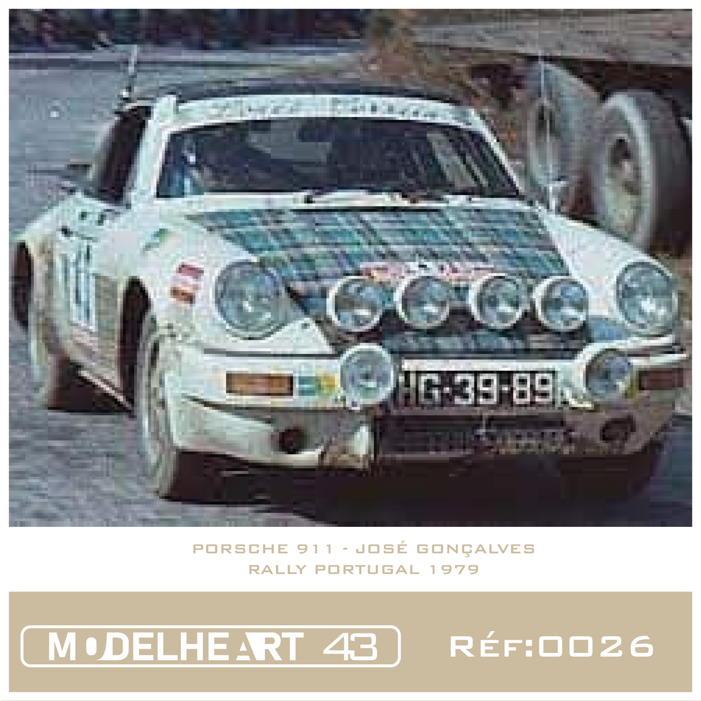Decalque Porsche 911 SC - José Gonçalves