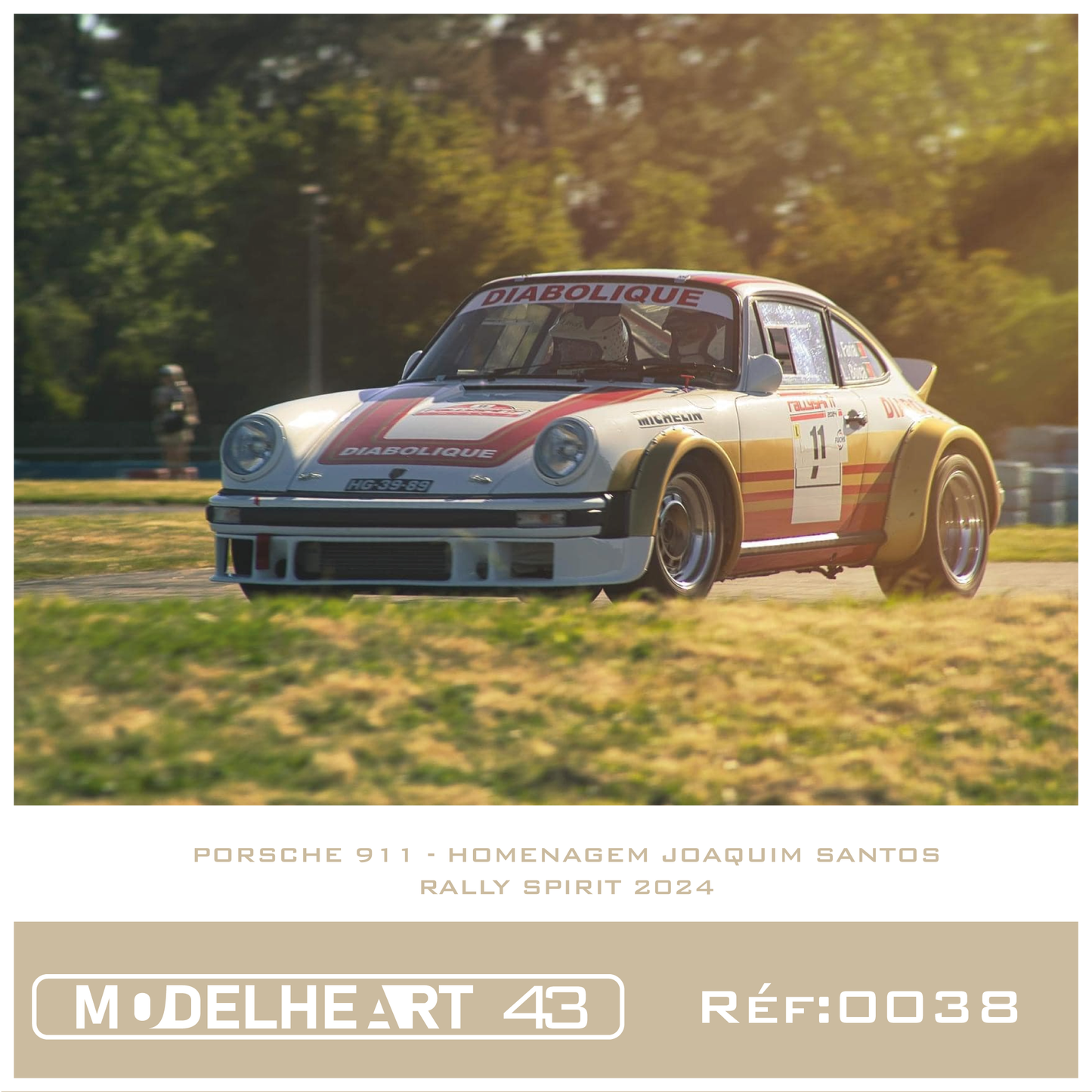 Decalque Porsche 911 Sc Diabolique- Homenagem Joaquim Santos