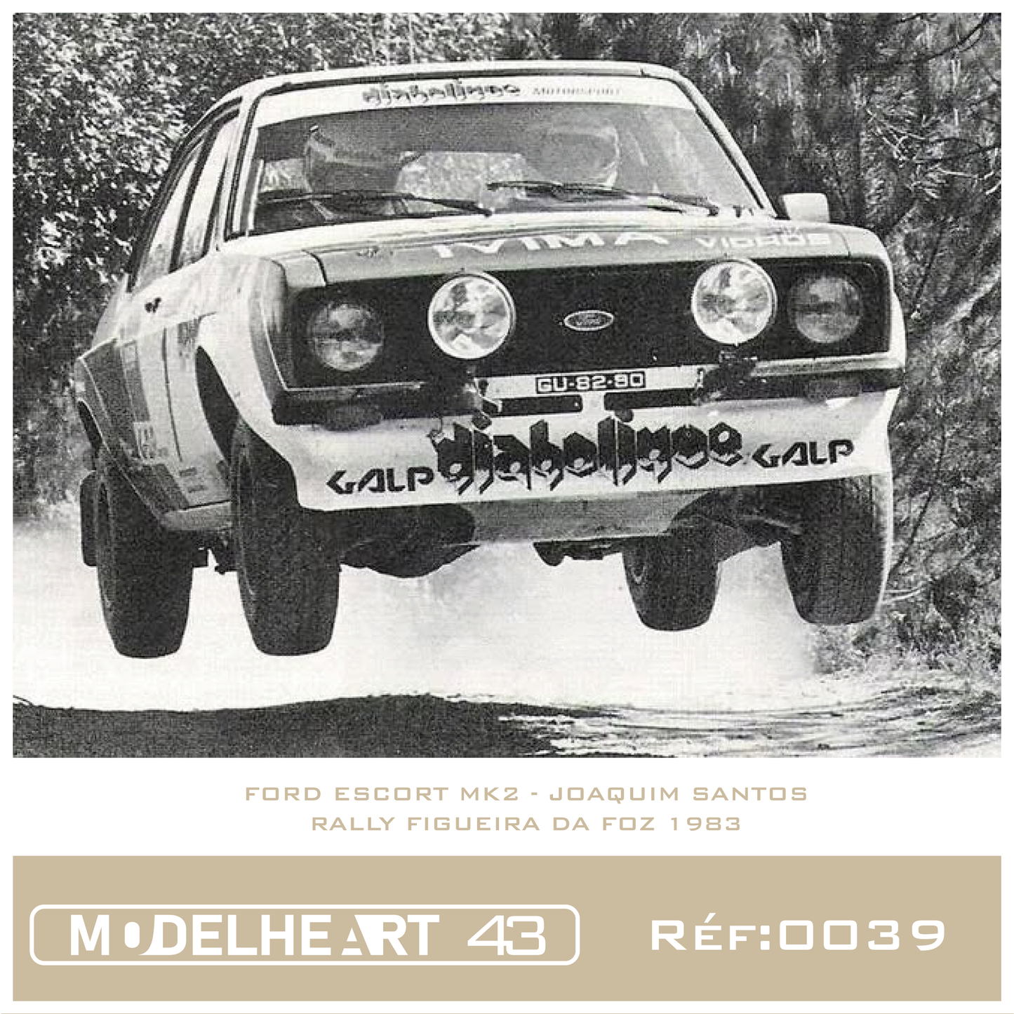 Decalque Ford Escort Mk2 Diabolique- Joaquim Santos