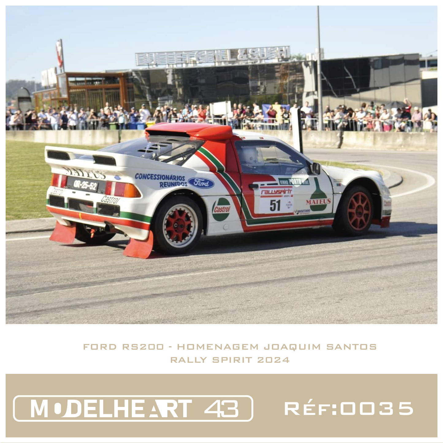 Decalque Ford Rs200 Diabolique- Homenagem Joaquim Santos