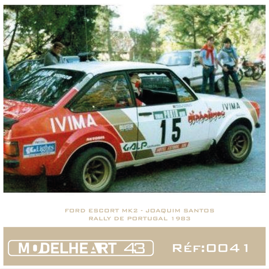 Decalque Ford Escort Mk2 Diabolique- Joaquim Santos
