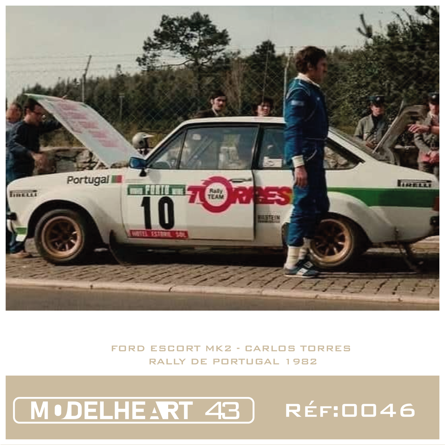 Decalque Ford Escort Mk2 - Carlos Torres