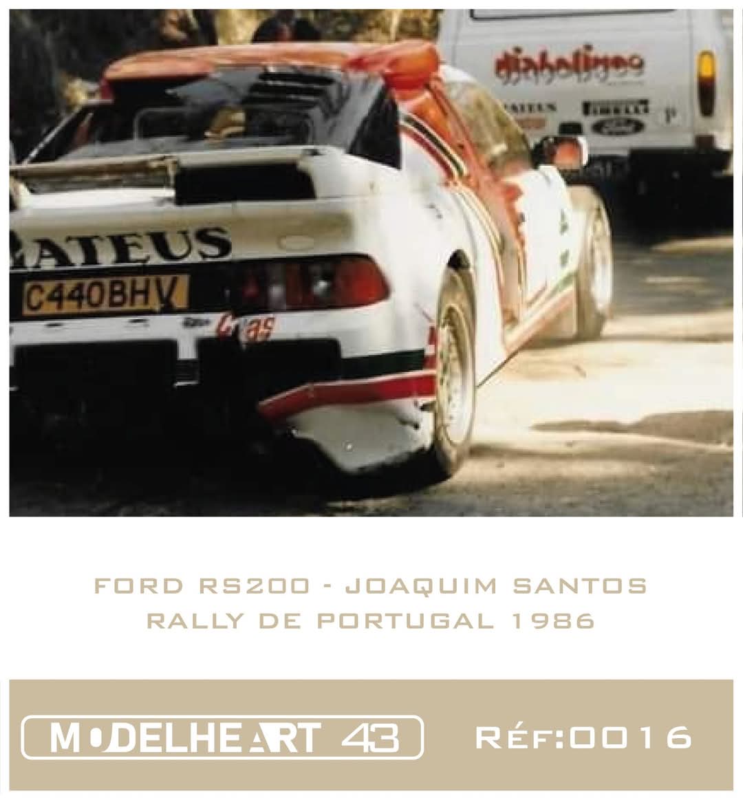Decalque Ford Rs200 Diabolique- Joaquim Santos