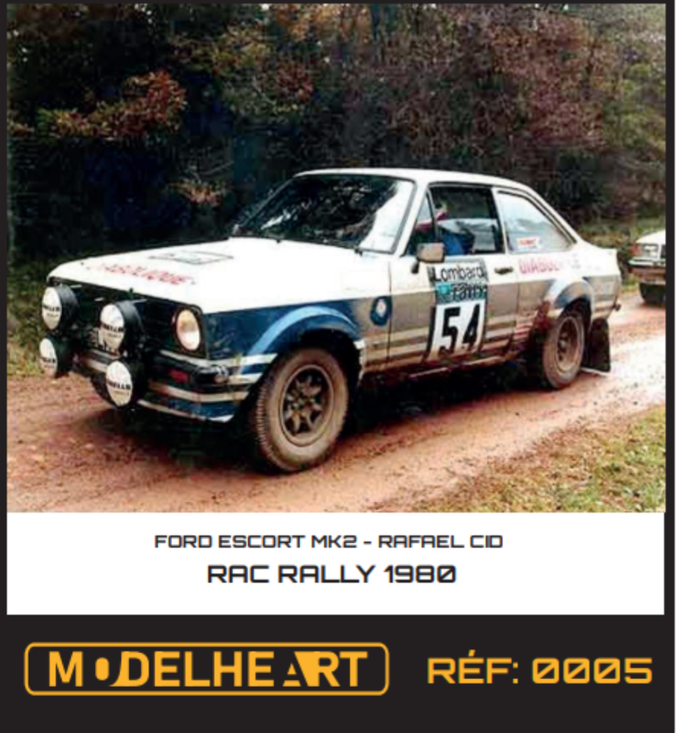 Decalque Ford Escort Mk2 Diabolique- Rafael Cid