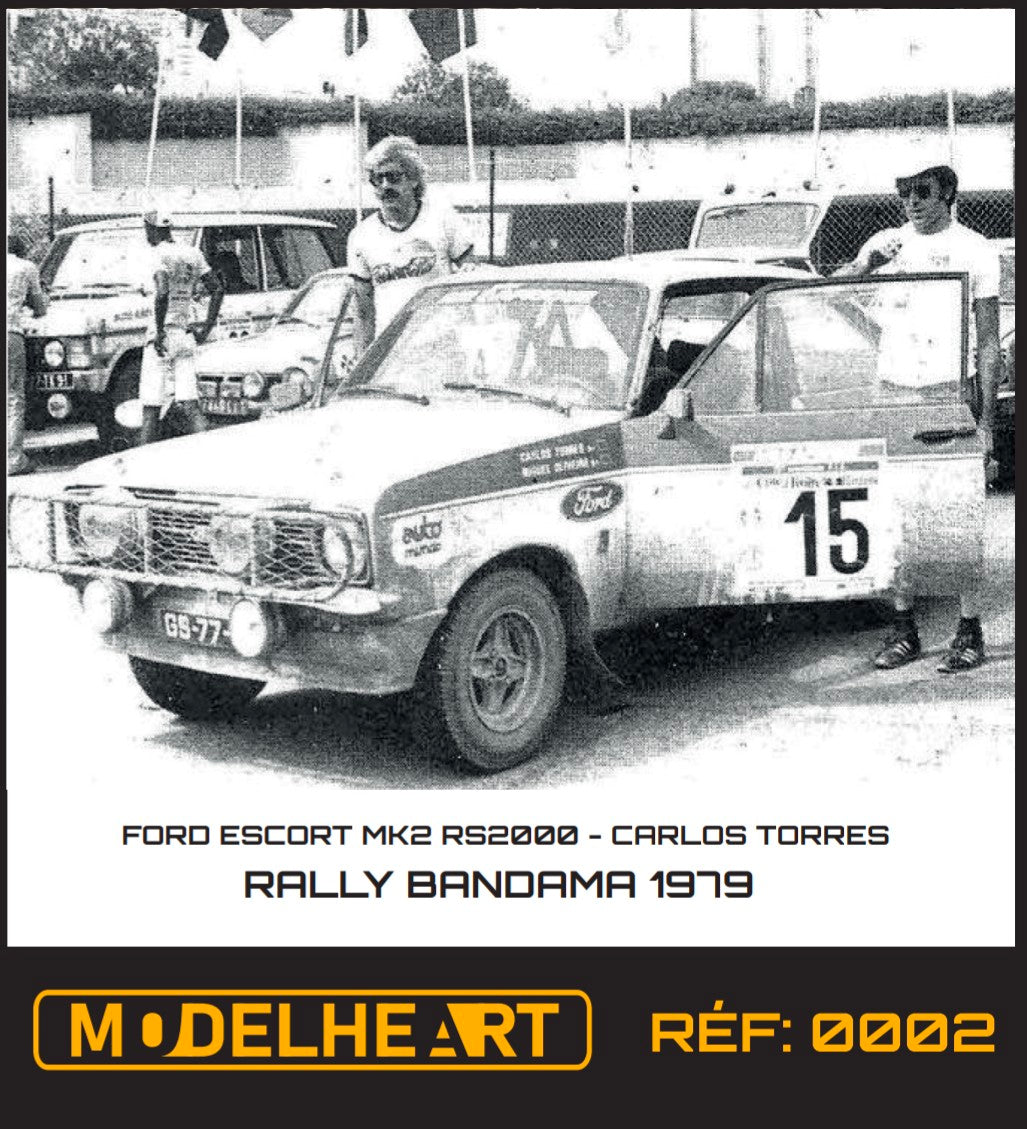 Decalque Ford Escort Mk2 Rs 2000 Diabolique- Carlos Torres