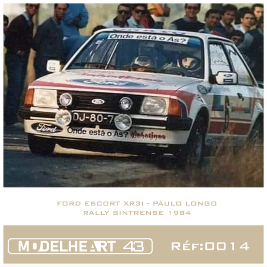 Decalque Ford Escort Xr3i - Paulo Longo