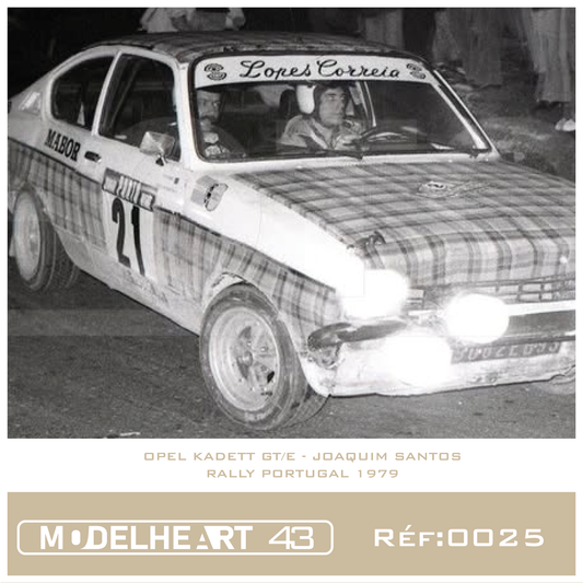 Decalque Opel Kadet Gt/e - J.SANTOS