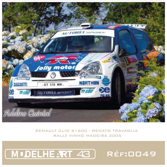 Decalque Renault clio S1600 - R.Travaglia