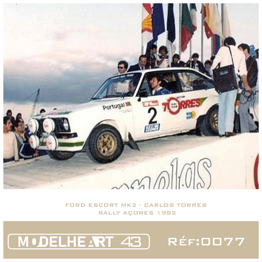 Decalque Ford Escort MKII - Carlos Torres