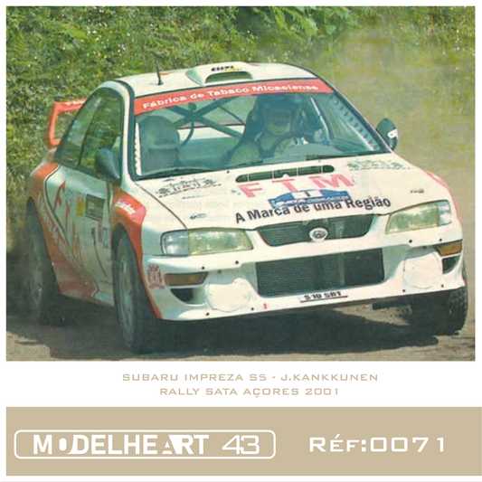 Decalque Subaru Impreza S5 - Kankkunen
