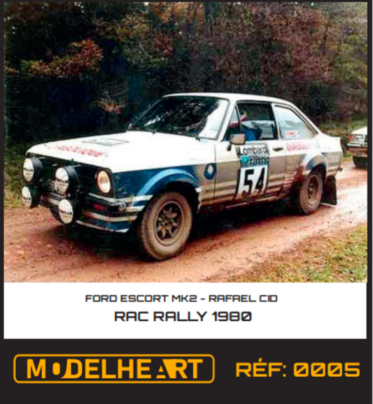Decalque Ford Escort Mk2 Diabolique- Rafael Cid