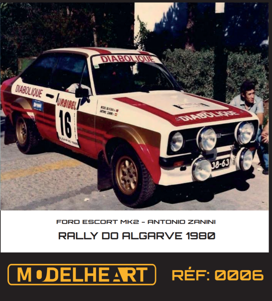 Decalque Ford Escort Mk2 Diabolique- Antonio Zanini