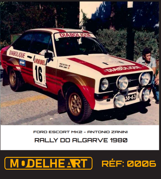 Decalque Ford Escort Mk2 Diabolique- Antonio Zanini