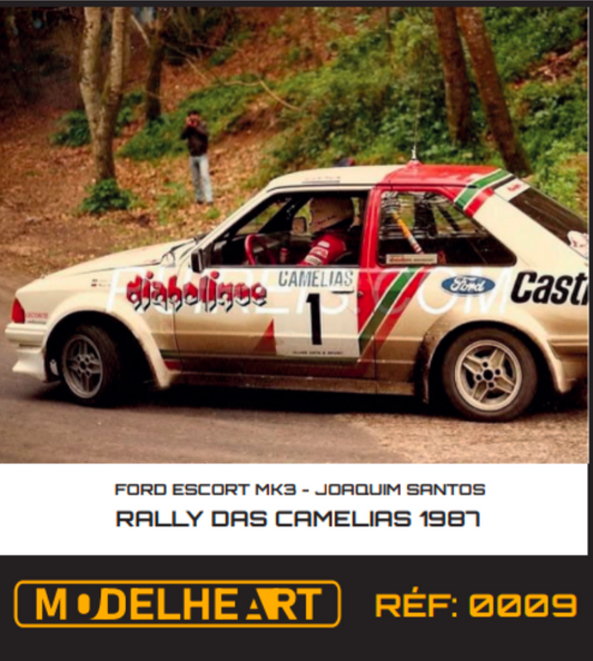 Decalque Ford Escort Mk3 Diabolique- Joaquim Santos
